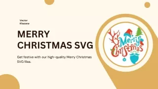 Merry Christmas SVG