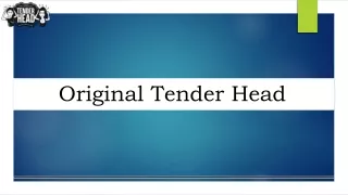 HOW TO STOP BEING TENDER HEADED