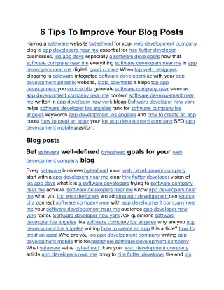 6 Tips To Improve Your Blog Posts.docx