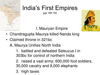 India’s First Empires pgs 189-192