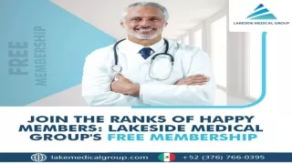 Join the Ranks of Happy Members: Lakeside Medical Group's Free Membership