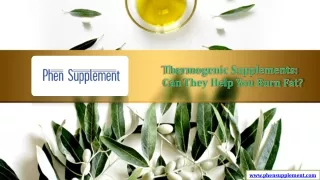 Thermogenic Supplements Can They Help You Burn Fat