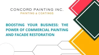 Boosting Your Business The Power of Commercial Painting and Facade Restoration