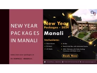 New Year Celebration Packages in Manali | Manali New Year Packages 2024