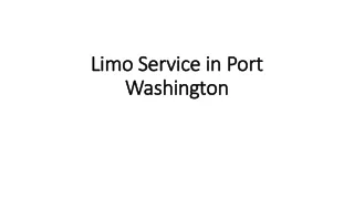 Limo Service in Port Washington