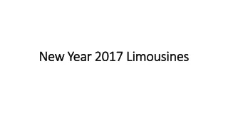 New Year 2017 Limousines