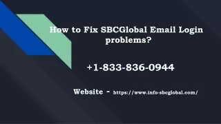 How Do I Log Into My SBCGlobal Account?  +1-877-422-4489