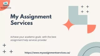 Get Assignment Help from best Assignment help provider in Canada