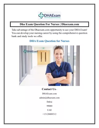 Dha Exam Question For Nurses  Dhaexam.com