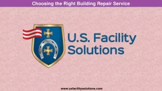 Choosing the Right Building Repair Service