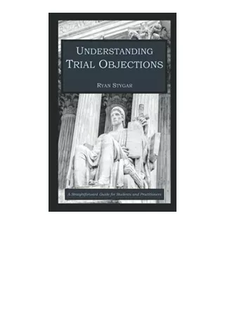 Pdf Read Online Understanding Trial Objections For Ipad