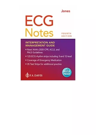 Kindle Online Pdf Ecg Notes Interpretation And Management Guide Unlimited