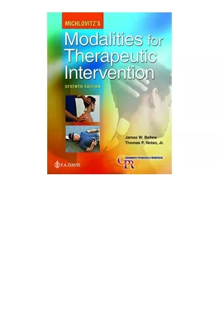 Download Michlovitzs Modalities For Therapeutic Intervention Full