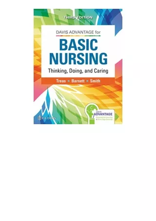 Ebook Download Davis Advantage For Basic Nursing Thinking Doing And Caring Think