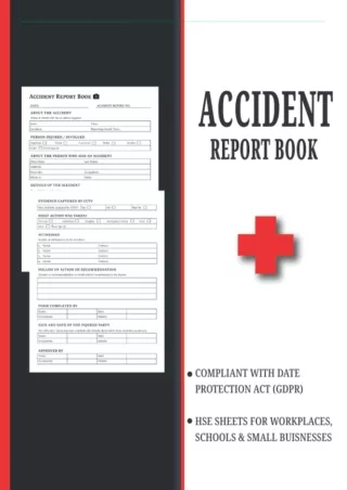 [PDF] DOWNLOAD FREE Accident Report Book: Accident Book | Health & Safety Accide