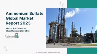 Global Ammonium Sulfate Market Segmentation And Growth Strategy Report 2023