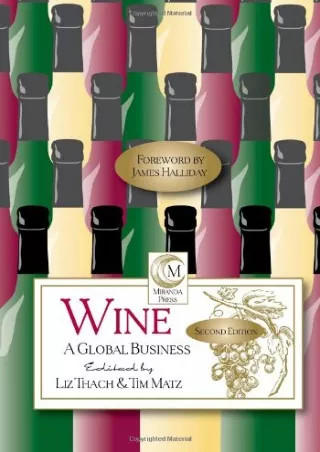 Download Book [PDF] Wine a Global Business