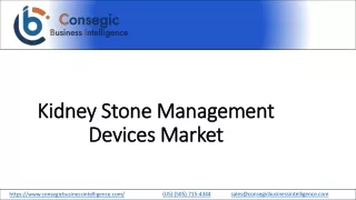 Kidney Stone Management Devices Market