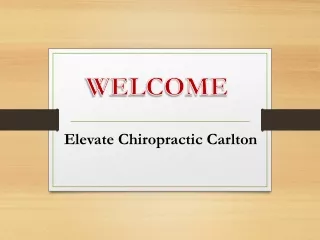 Elevate Chiropractic Carlton