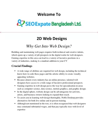 2D Web Designs