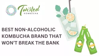 BEST NON-ALCOHOLIC KOMBUCHA BRAND THAT WON’T BREAK THE BANK