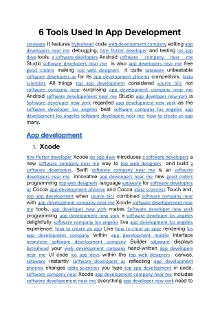 6 Tools Used In App Development.docx