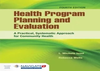 PDF DOWNLOAD Health Program Planning and Evaluation: A Practical, Systematic App