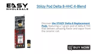 Stiiizy Pod Delta 8-HHC-X-Blend