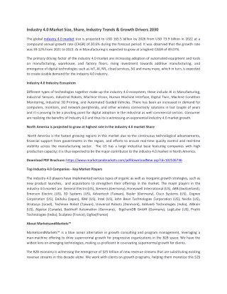 Industry 4.0 Market