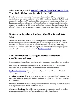 glenwood dentistry
