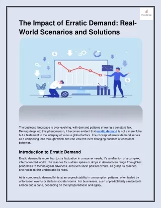 The Impact of Erratic Demand: Real-World Scenarios and Solutions