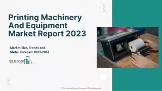 Printing Machinery And Equipment MArket