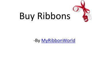Buy ribbons from top merchant for large party
