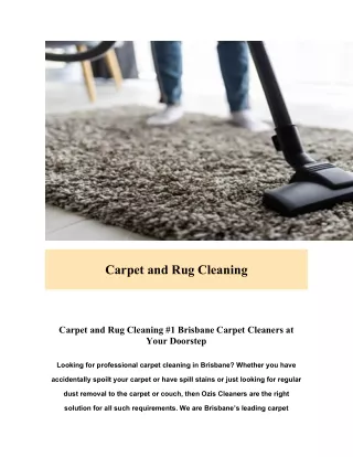 CarpetandRugCleaning