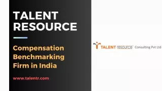 Compensation Benchmarking Firm in India