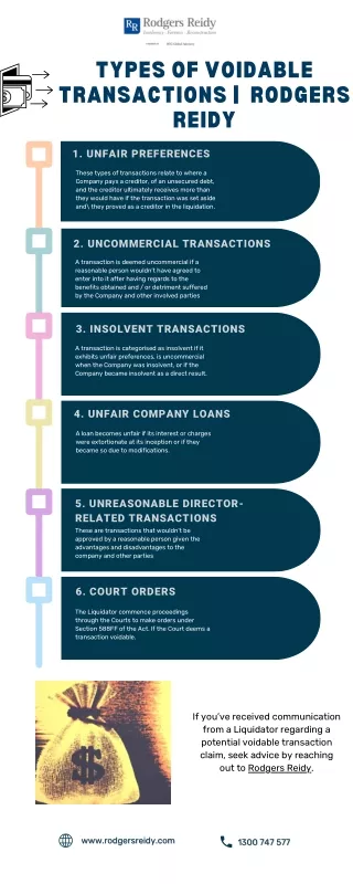 Types of Voidable Transactions |  Rodgers Reidy