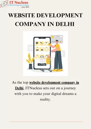 Website Development Company in Delhi  ITNucleus