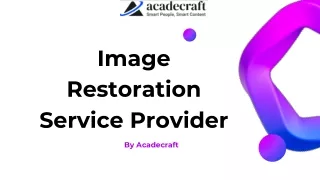 image restoration service provider