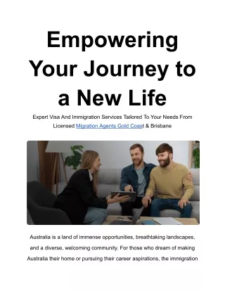 Empowering Your Journey to a New Life