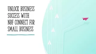 NBF CONNECT for small business