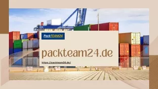 Container Fracht | Packteam24.de