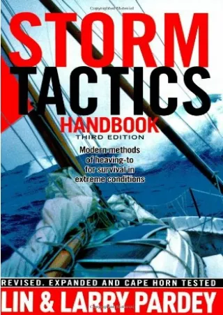 Download Book [PDF] Storm Tactics Handbook: Modern Methods of Heaving-to for Survival in Extreme