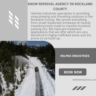 Snow Removal Agency in Rockland County