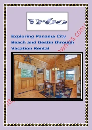 Exploring Panama City Beach and Destin through Vacation Rental