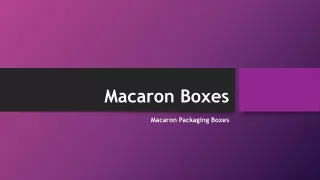 Macaron Boxes