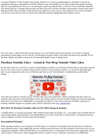 10 Undeniable Reasons People Hate buy youtube likes
