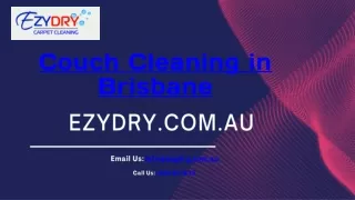 Couch Cleaning in Brisbane