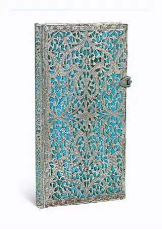 get [PDF] Download Paperblanks Maya Blue Lined Midi Journal (Silver Filigree Col