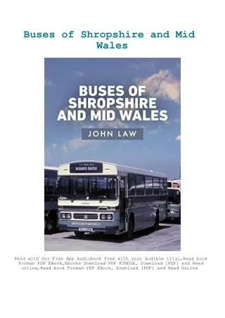 [PDF] DOWNLOAD Buses of Shropshire and Mid Wales