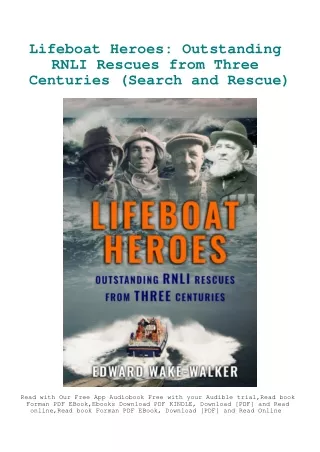 EBook PDF Lifeboat Heroes Outstanding RNLI Rescues from Three Centuries (Search